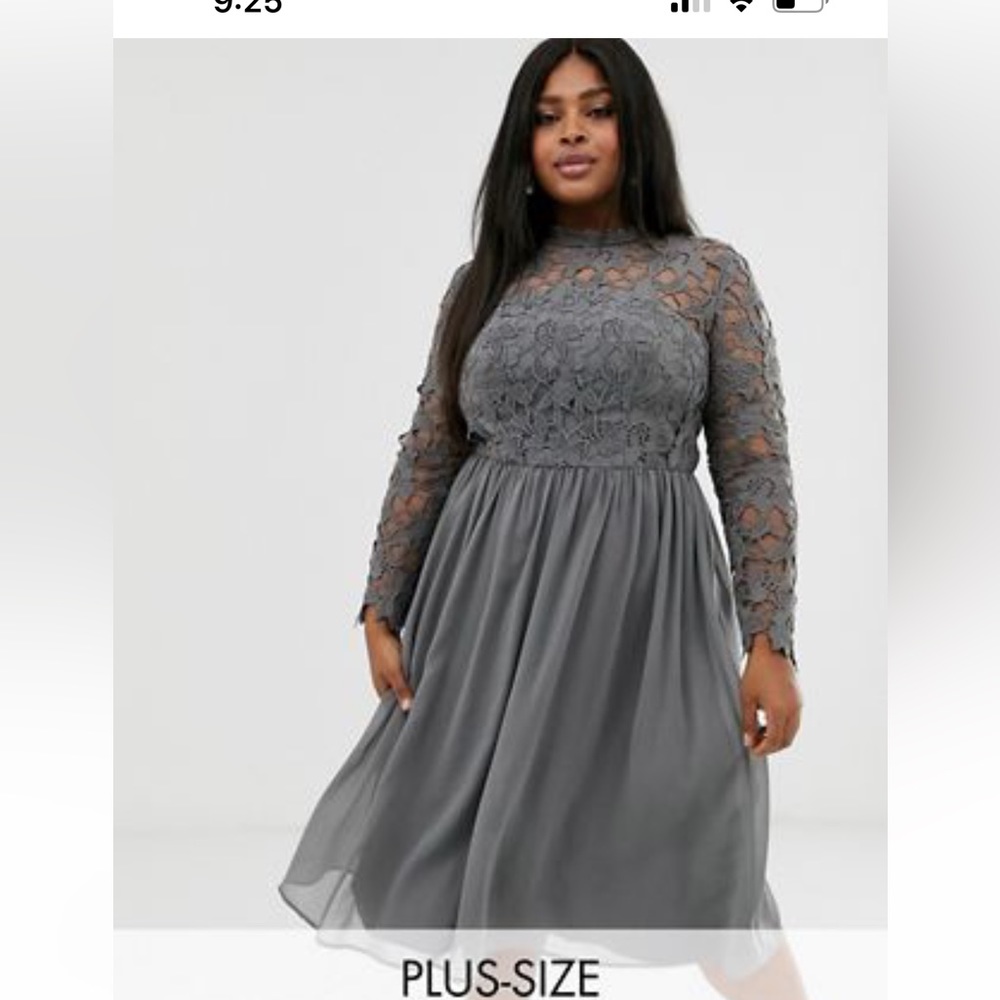 ASOS Chi Chi London Plus midi dress
